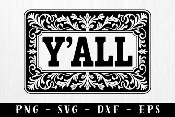 Download Y’ALL Southern Quote Hat Patch SVG - Hat Collection