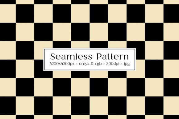 Download Black &amp; Cream Checkered Seamless Pattern - Red Collection