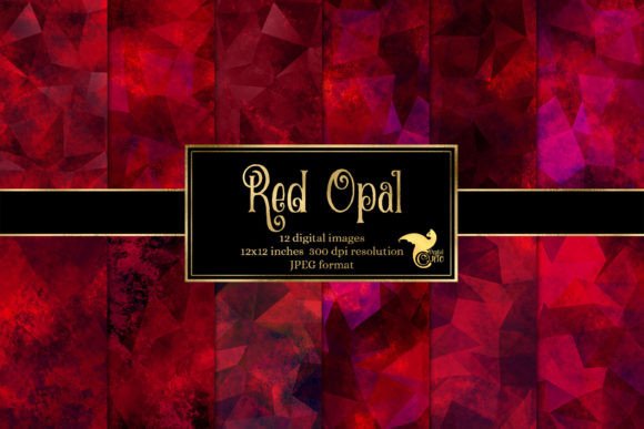 Download Red Opal Digital Paper - Red Collection