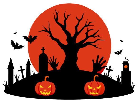 Download Halloween Landscape Horror Elements SVG - Horror elements Collection